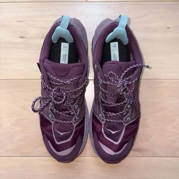 Hoka One One Womens Anacapa Low GTX Purple Size 9 B Trail Hiking Outdoor Lace Up - Picture 4 of 8